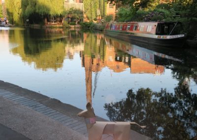 Summer's Day on the Regent's Canal. Photograph taken by Akane Takayama.